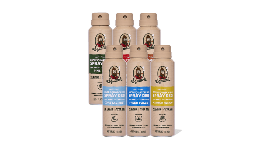 Spray Deodorant 6-Pack - Gift Ready