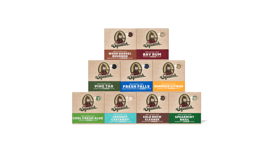 Bar Soap 9-Pack - Hero Travel Lineup