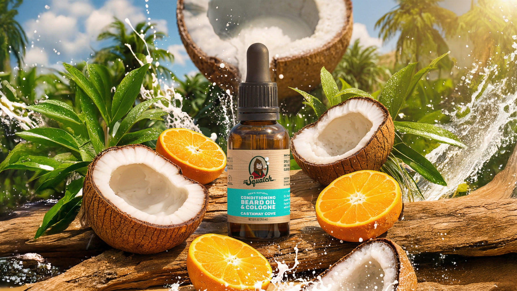Castaway Cove Beard Oil & Cologne - Easy Trail Finish