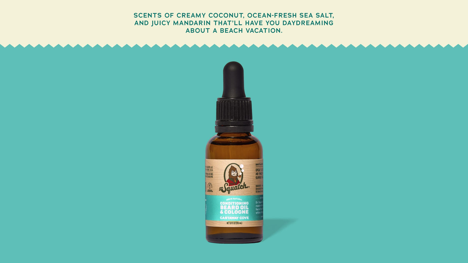 Castaway Cove Beard Oil & Cologne - Easy Trail Finish