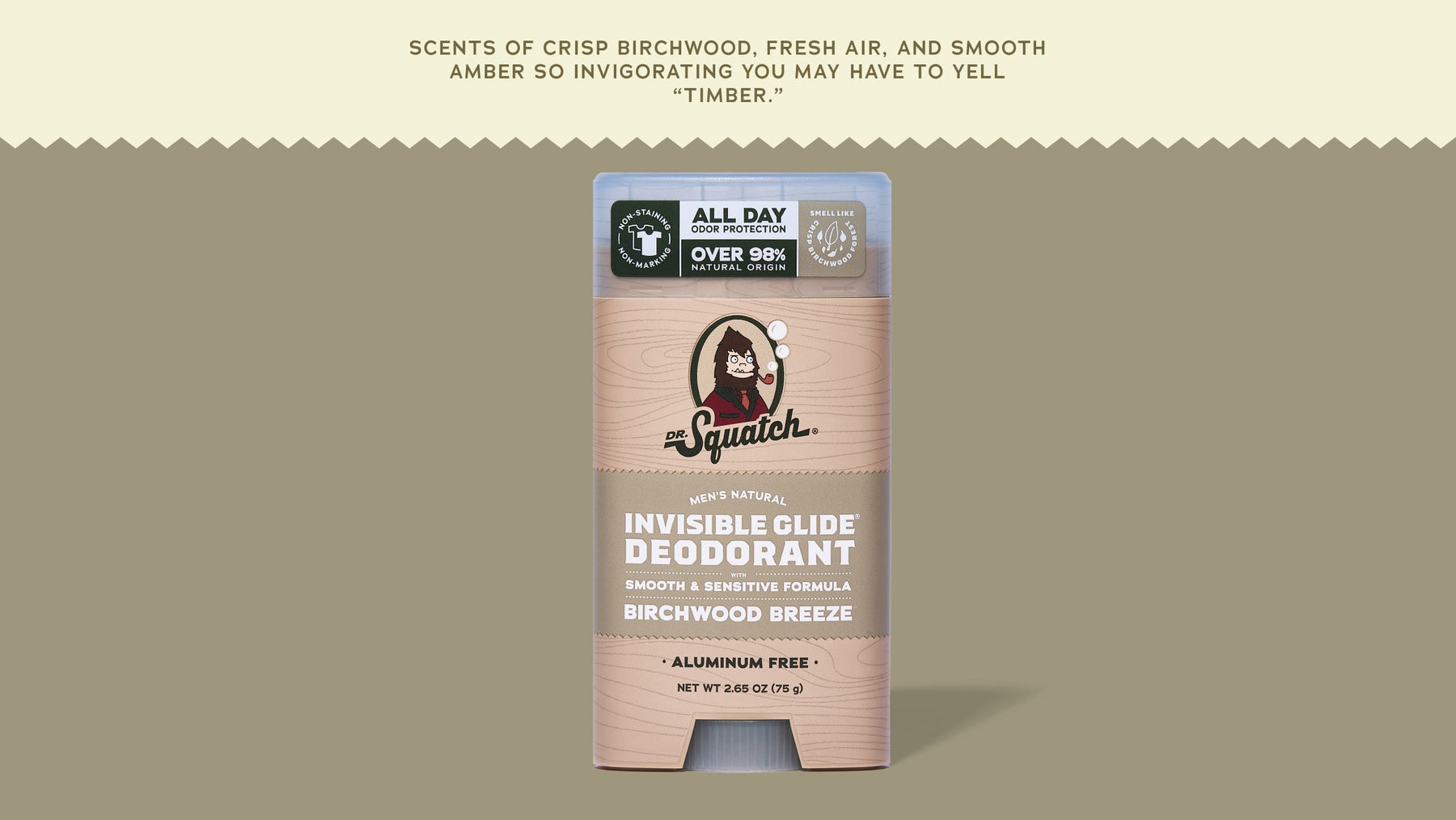 Birchwood Breeze Invisible Glide Deodorant - Clean Daily Glide
