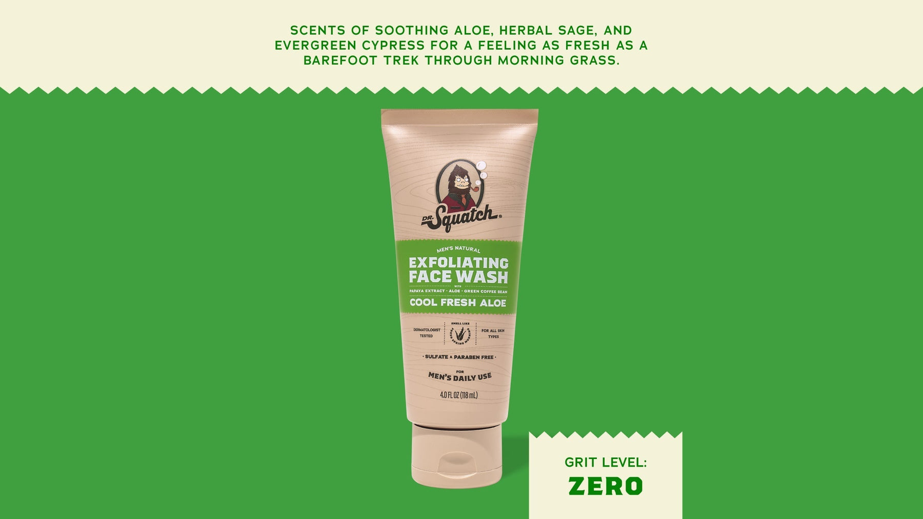 Cool Fresh Aloe Exfoliating Face Wash - Easy Fresh Blend