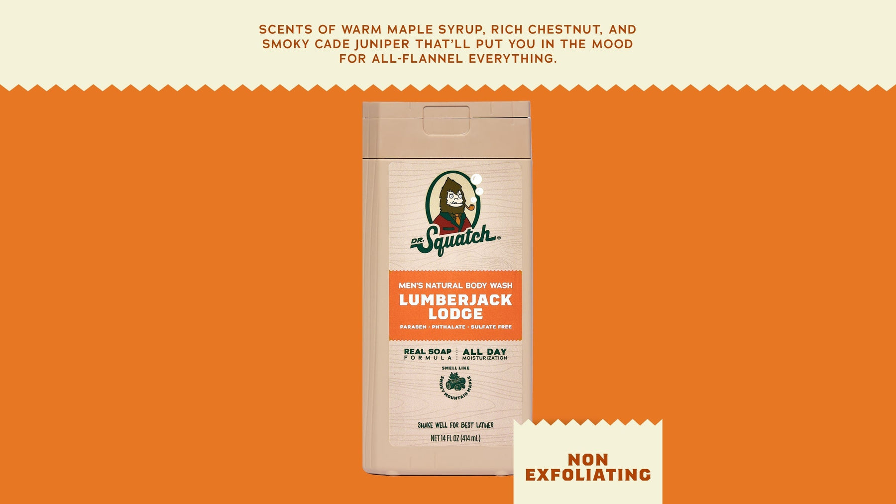 14 oz Lumberjack Lodge Body Wash - Simple Fresh Clean