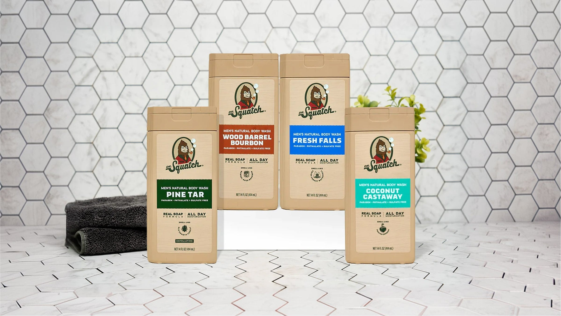Body Wash 4-Pack - Travel Gift Set