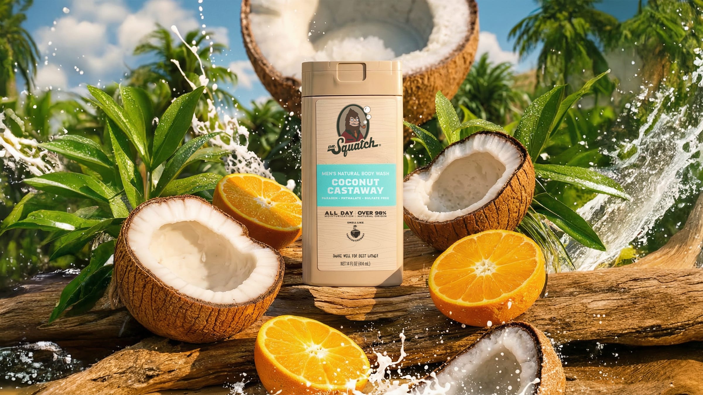 14 oz Coconut Castaway Body Wash - Forest Start