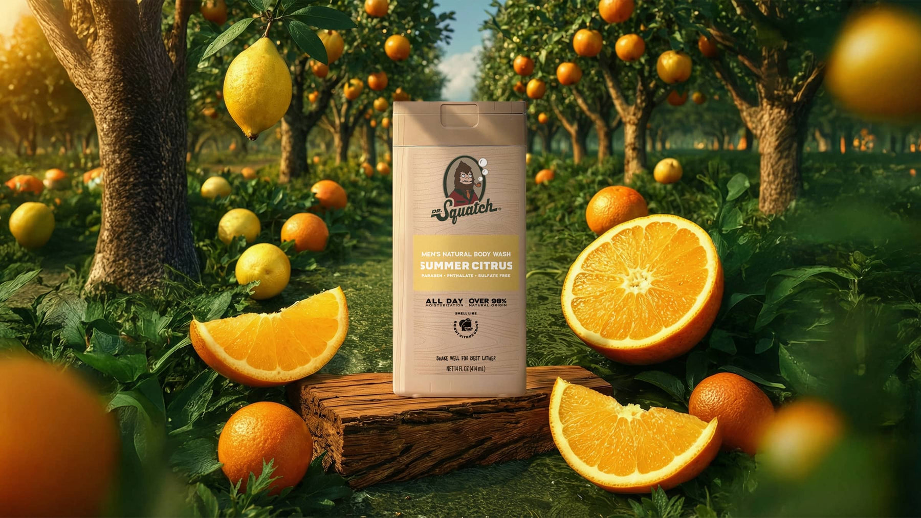 14 oz Summer Citrus Body Wash - Easy Shower Wash
