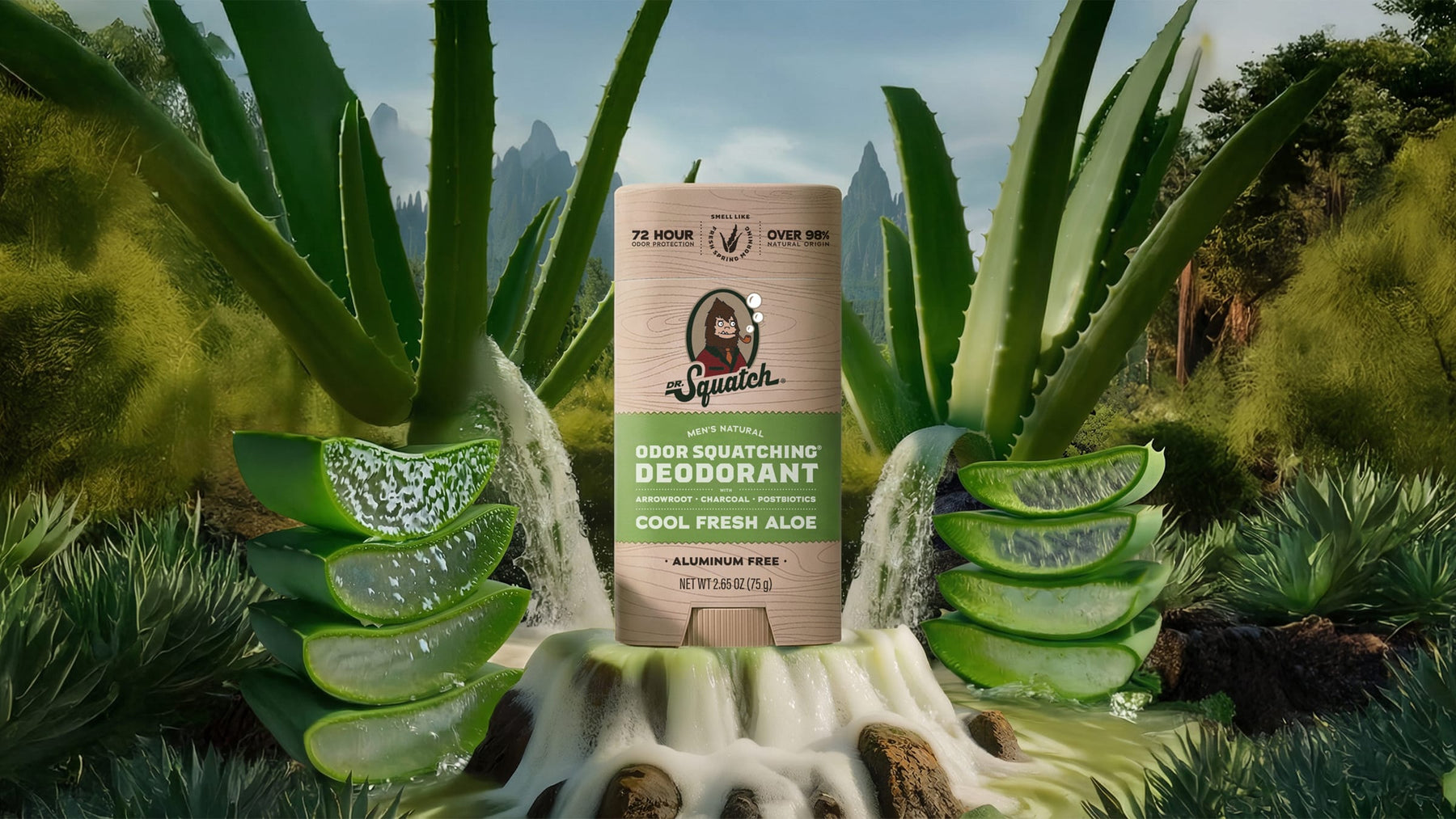Cool Fresh Aloe Deodorant - Easy Outdoor Carry