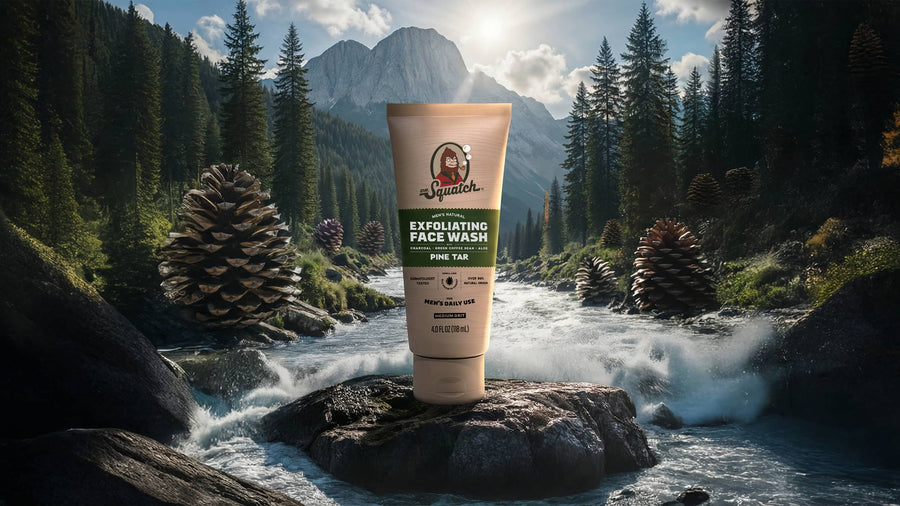 Pine Tar Exfoliating Face Wash - Essential Lather