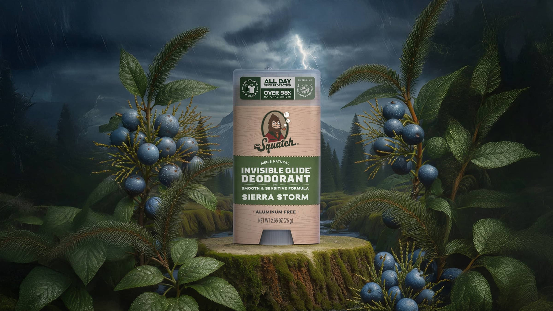 Sierra Storm Invisible Glide Deodorant - Forest Fresh