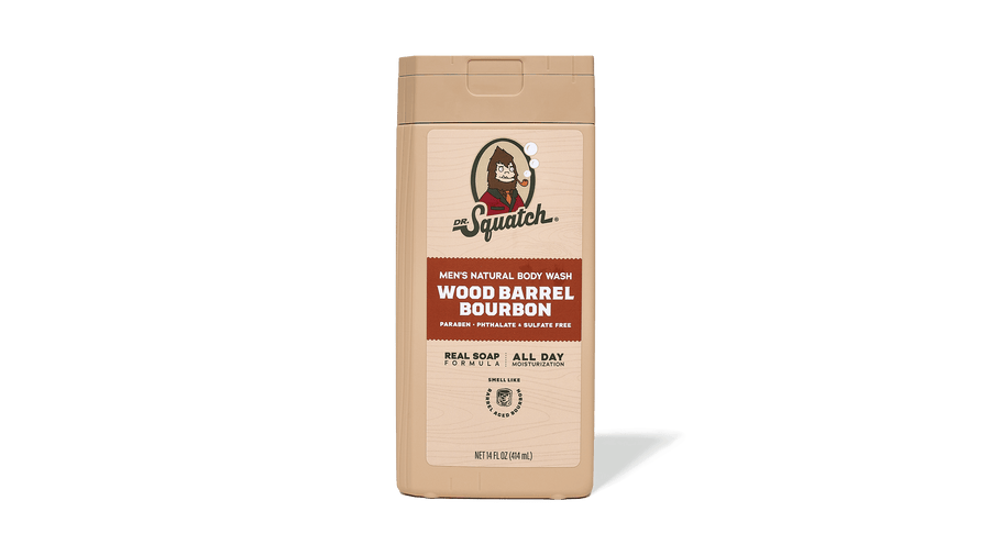 14 oz Wood Barrel Bourbon Body Wash - Daily Soft